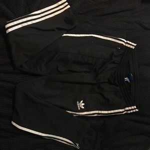 Adidas zip sweat pants